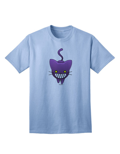 Evil Kitty Adult T-Shirt-unisex t-shirt-TooLoud-Light-Blue-Small-Davson Sales