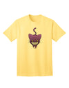Evil Kitty Adult T-Shirt-unisex t-shirt-TooLoud-Yellow-Small-Davson Sales