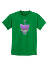 Evil Kitty Childrens Dark T-Shirt-Childrens T-Shirt-TooLoud-Kelly-Green-X-Small-Davson Sales