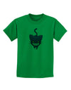 Evil Kitty Childrens T-Shirt-Childrens T-Shirt-TooLoud-Kelly-Green-X-Small-Davson Sales