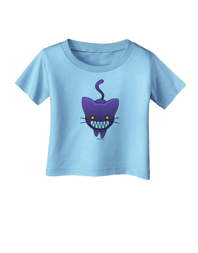 Evil Kitty Infant T-Shirt-Infant T-Shirt-TooLoud-Aquatic-Blue-06-Months-Davson Sales