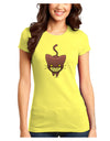 Evil Kitty Juniors Petite T-Shirt-T-Shirts Juniors Tops-TooLoud-Yellow-Juniors Fitted X-Small-Davson Sales