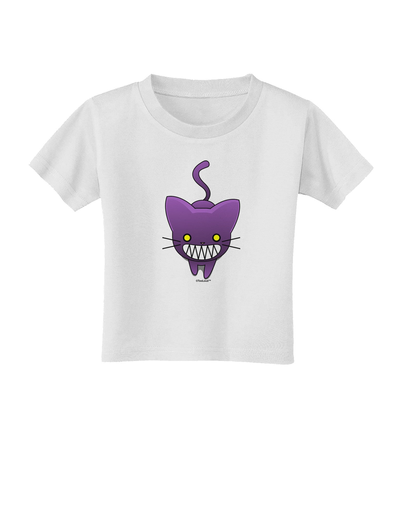 Evil Kitty Toddler T-Shirt-Toddler T-Shirt-TooLoud-White-2T-Davson Sales