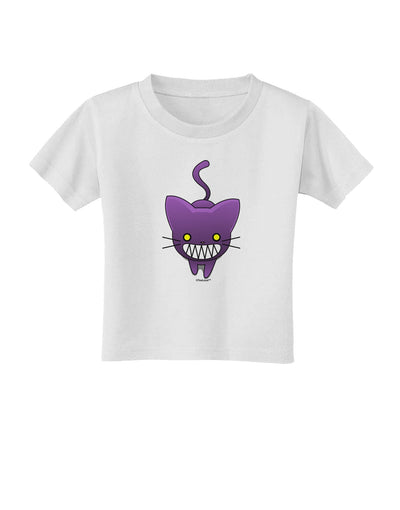 Evil Kitty Toddler T-Shirt-Toddler T-Shirt-TooLoud-White-2T-Davson Sales