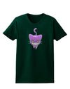 Evil Kitty Womens Dark T-Shirt-TooLoud-Forest-Green-Small-Davson Sales