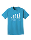 Evolution of Man Adult Dark T-Shirt by TooLoud-Mens T-Shirt-TooLoud-Turquoise-Small-Davson Sales