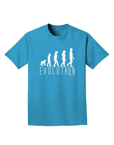 Evolution of Man Adult Dark T-Shirt by TooLoud-Mens T-Shirt-TooLoud-Turquoise-Small-Davson Sales
