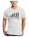 Evolution of Man Adult V-Neck T-shirt by TooLoud-Mens V-Neck T-Shirt-TooLoud-White-Small-Davson Sales