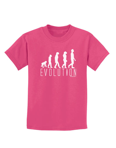 Evolution of Man Childrens Dark T-Shirt by TooLoud-Childrens T-Shirt-TooLoud-Sangria-X-Small-Davson Sales