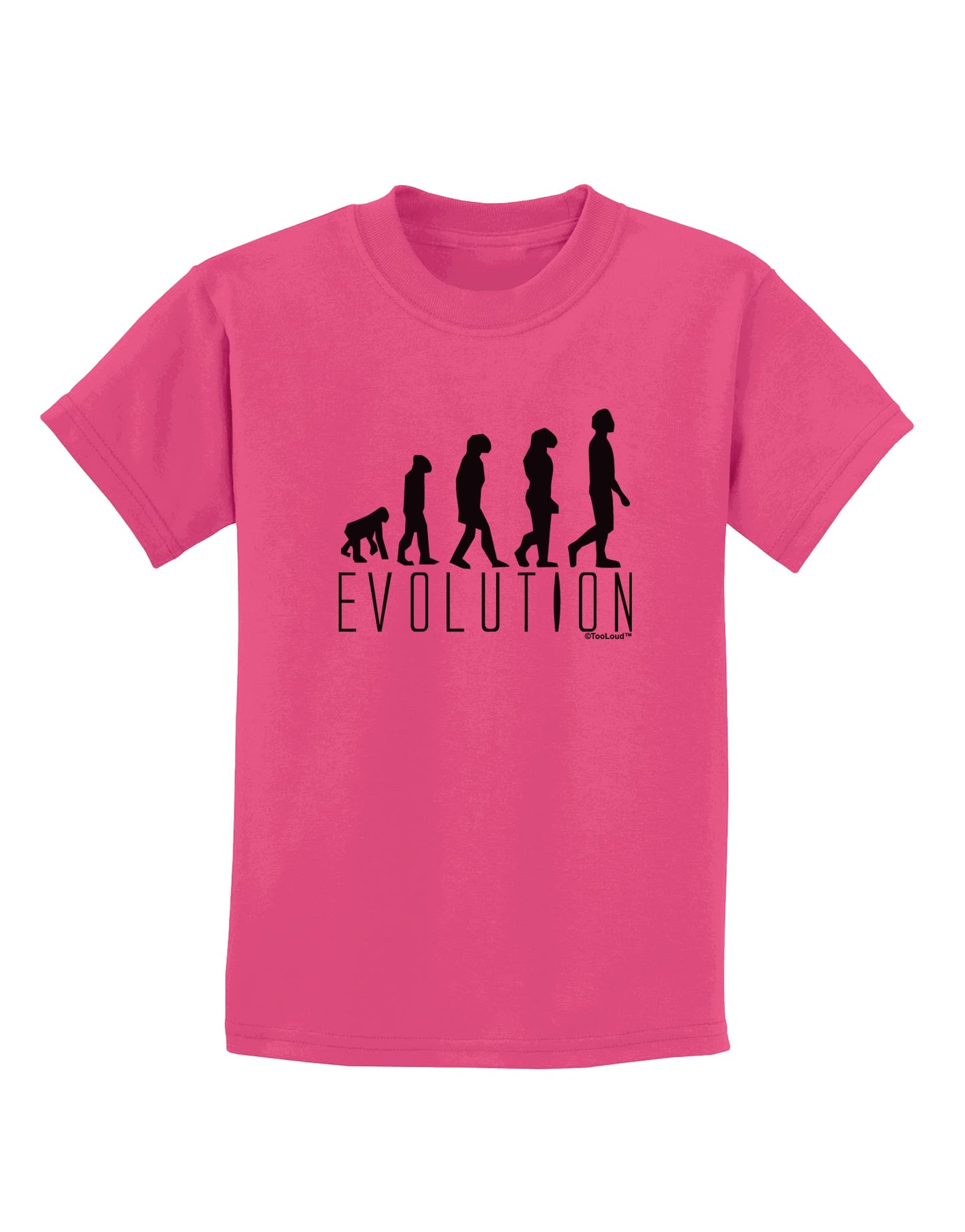 Evolution of Man Childrens T-Shirt by TooLoud-Childrens T-Shirt-TooLoud-Sangria-X-Small-Davson Sales