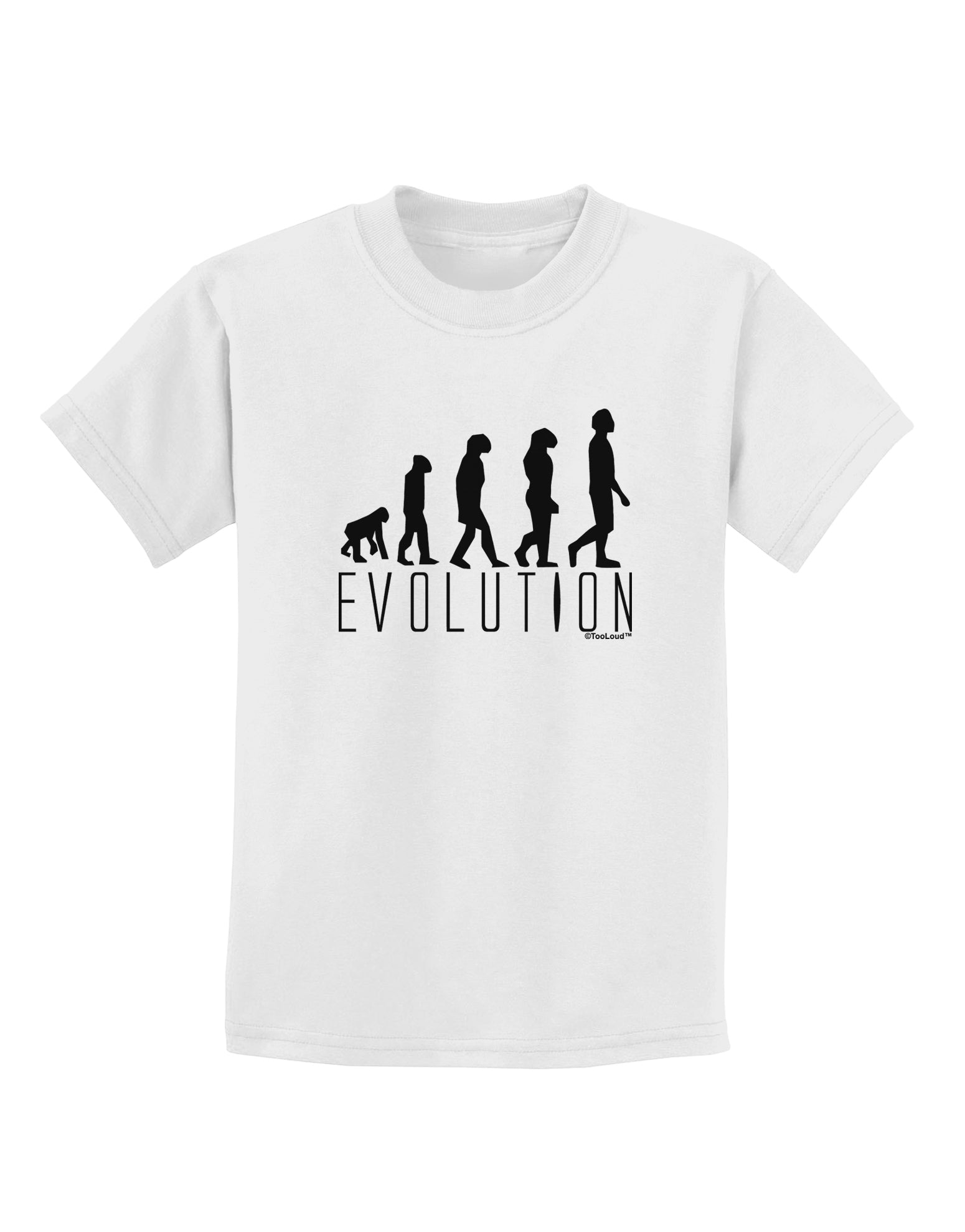 Evolution of Man Childrens T-Shirt by TooLoud-Childrens T-Shirt-TooLoud-White-X-Small-Davson Sales