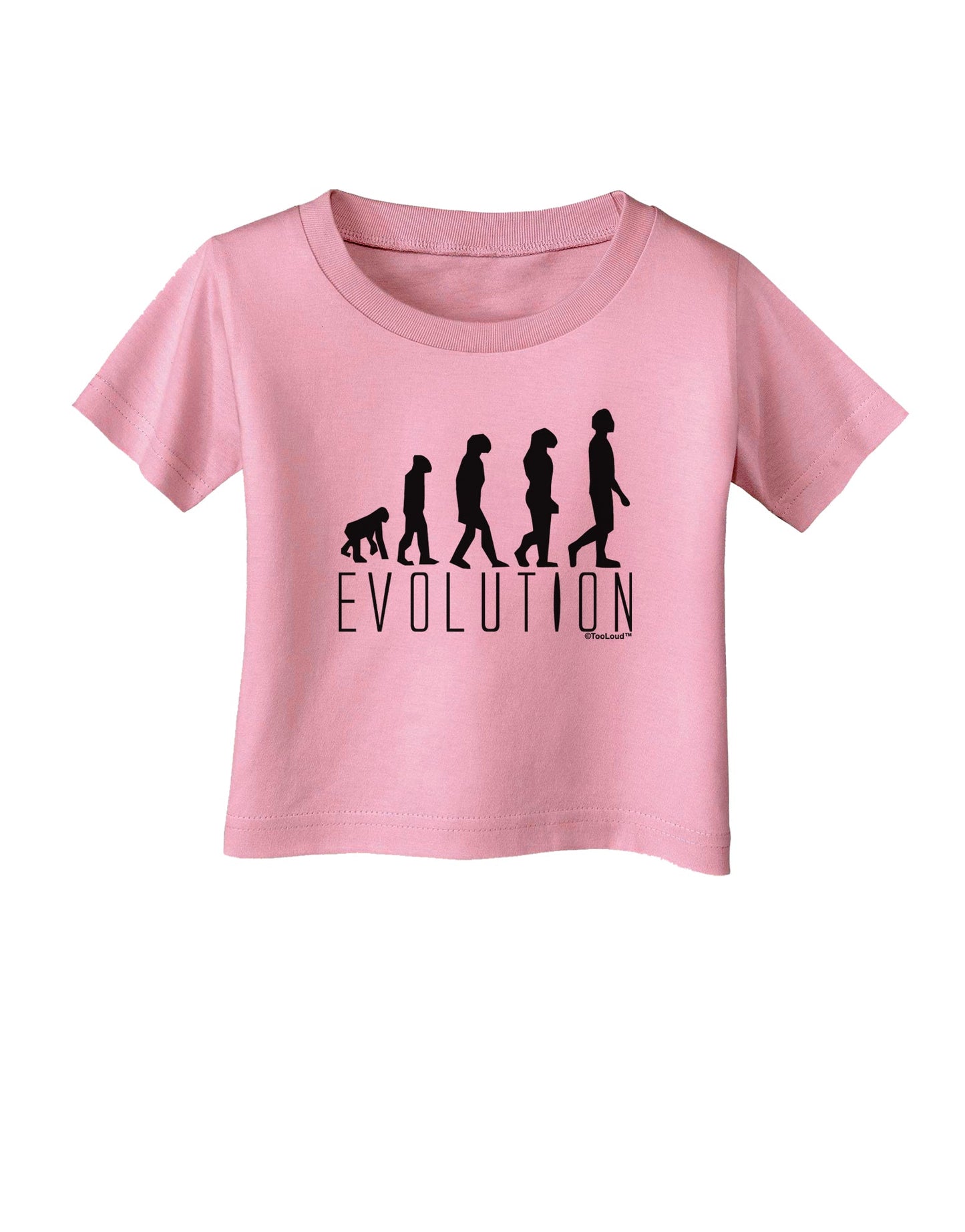 Evolution of Man Infant T-Shirt by TooLoud-Infant T-Shirt-TooLoud-Candy-Pink-06-Months-Davson Sales