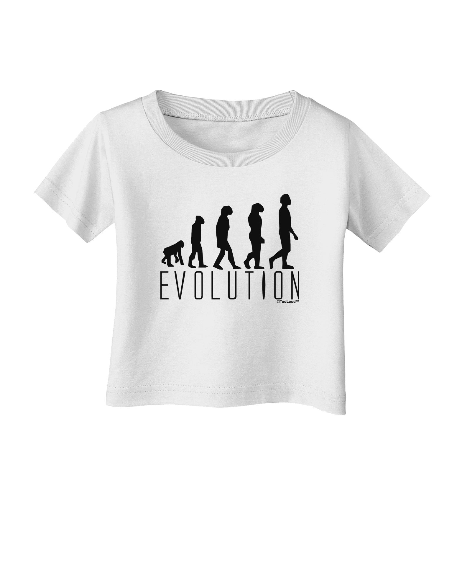 Evolution of Man Infant T-Shirt by TooLoud-Infant T-Shirt-TooLoud-White-06-Months-Davson Sales