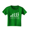 Evolution of Man Toddler T-Shirt Dark by TooLoud-Toddler T-Shirt-TooLoud-Clover-Green-2T-Davson Sales