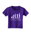 Evolution of Man Toddler T-Shirt Dark by TooLoud-Toddler T-Shirt-TooLoud-Purple-2T-Davson Sales