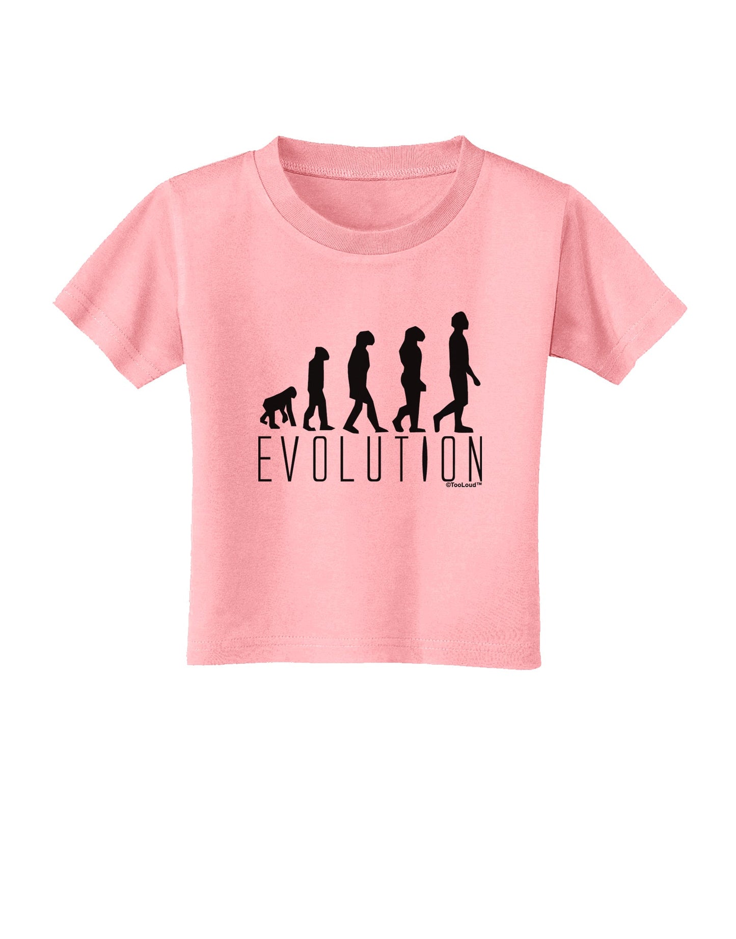 Evolution of Man Toddler T-Shirt by TooLoud-Toddler T-Shirt-TooLoud-Candy-Pink-2T-Davson Sales