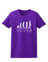 Evolution of Man Womens Dark T-Shirt by TooLoud-Womens T-Shirt-TooLoud-Purple-X-Small-Davson Sales