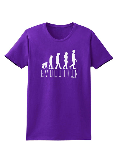 Evolution of Man Womens Dark T-Shirt by TooLoud-Womens T-Shirt-TooLoud-Purple-X-Small-Davson Sales