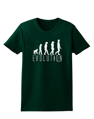 Evolution of Man Womens Dark T-Shirt by TooLoud-Womens T-Shirt-TooLoud-Forest-Green-Small-Davson Sales