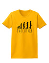 Evolution of Man Womens T-Shirt by TooLoud-Womens T-Shirt-TooLoud-Gold-X-Small-Davson Sales