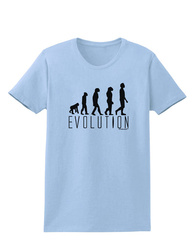 Evolution of Man Womens T-Shirt by TooLoud-Womens T-Shirt-TooLoud-Light-Blue-X-Small-Davson Sales