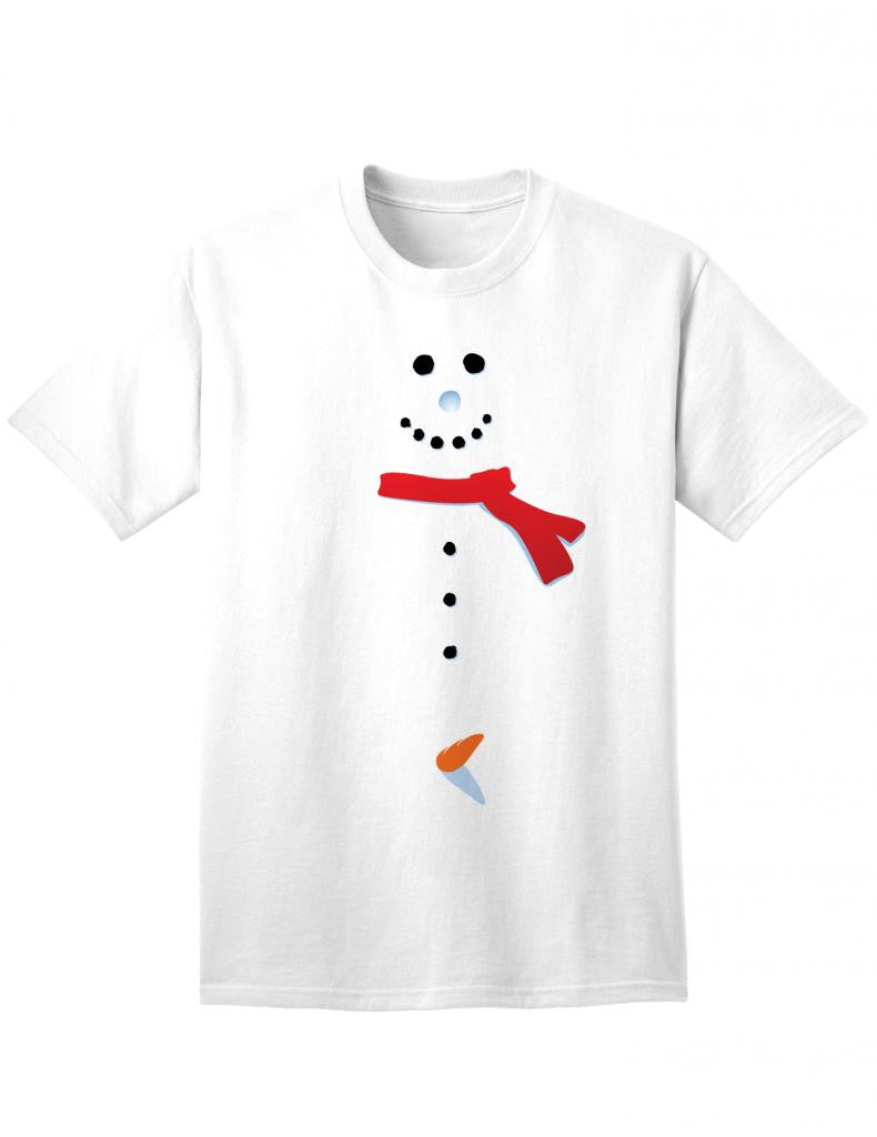 Excited Snowman Naughty Christmas T-Shirt Funny Adult Unisex Tee Shirt-Mens T-Shirt-TooLoud-White-Small-Davson Sales