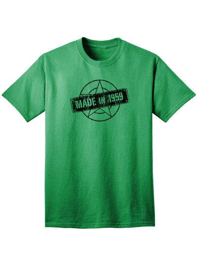 Exclusive 60th Birthday Commemorative Adult T-Shirt - Crafted in 1959-Mens T-shirts-TooLoud-Kelly-Green-Small-Davson Sales