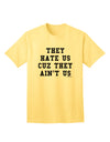 Exclusive Adult T-Shirt - They Envy Us Because They Cannot Match Us by TooLoud-Mens T-shirts-TooLoud-Yellow-Small-Davson Sales