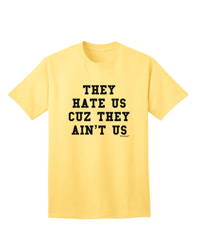 Exclusive Adult T-Shirt - They Envy Us Because They Cannot Match Us by TooLoud-Mens T-shirts-TooLoud-Yellow-Small-Davson Sales