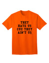 Exclusive Adult T-Shirt - They Envy Us Because They Cannot Match Us by TooLoud-Mens T-shirts-TooLoud-Orange-Small-Davson Sales