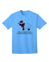 Exclusive Collection: 'All I Want For Christmas Is Ewe' - Premium Sheep Design Adult T-Shirt-Mens T-shirts-TooLoud-Aquatic-Blue-Small-Davson Sales