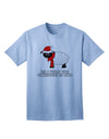 Exclusive Collection: 'All I Want For Christmas Is Ewe' - Premium Sheep Design Adult T-Shirt-Mens T-shirts-TooLoud-Light-Blue-Small-Davson Sales