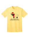 Exclusive Collection: 'All I Want For Christmas Is Ewe' - Premium Sheep Design Adult T-Shirt-Mens T-shirts-TooLoud-Yellow-Small-Davson Sales