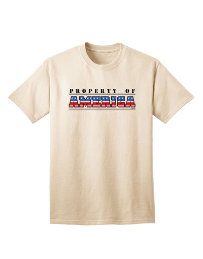 Exclusive Collection: America Adult T-Shirt-Mens T-shirts-TooLoud-Natural-Small-Davson Sales