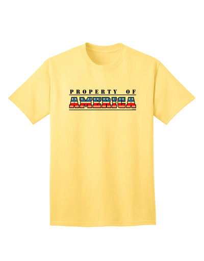 Exclusive Collection: America Adult T-Shirt-Mens T-shirts-TooLoud-Yellow-Small-Davson Sales