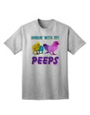 Exclusive Collection: 'Hangin With My Peeps' Adult T-Shirt for Trendsetters-Mens T-shirts-TooLoud-AshGray-Small-Davson Sales