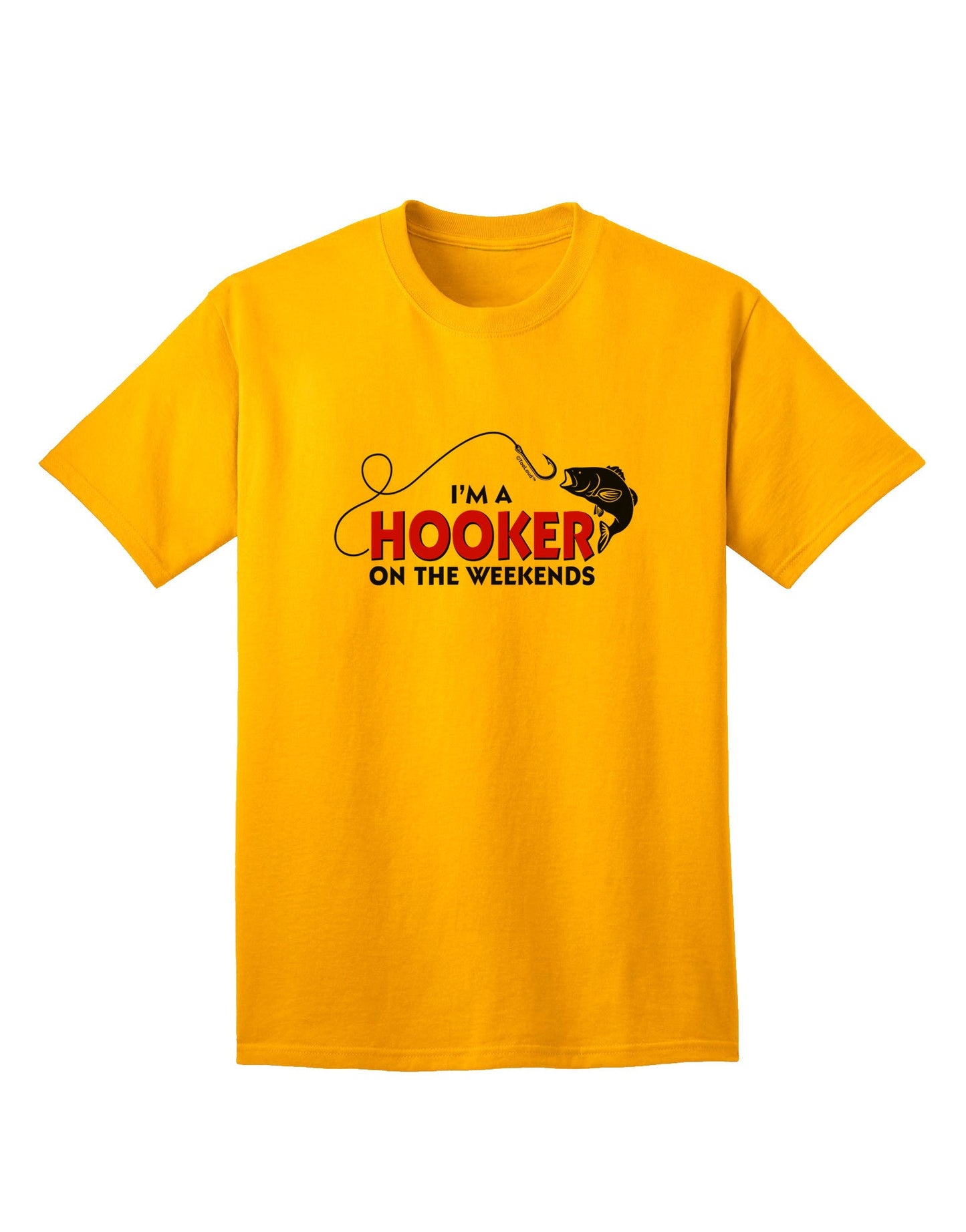 Exclusive Collection: 'I'm A Hooker' Adult T-Shirt-Mens T-shirts-TooLoud-Gold-Small-Davson Sales