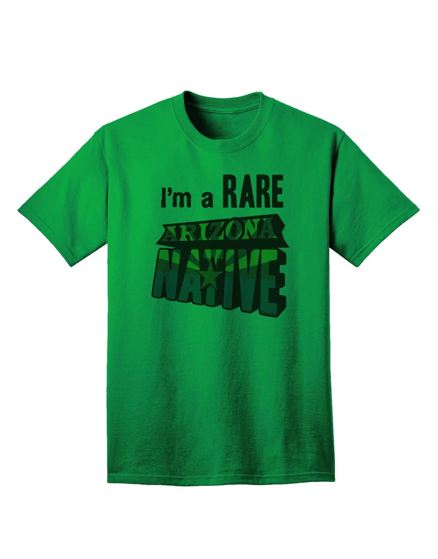 Exclusive Collection: 'I'm a Rare Arizona Native' Adult T-Shirt-Mens T-shirts-TooLoud-Kelly-Green-Small-Davson Sales