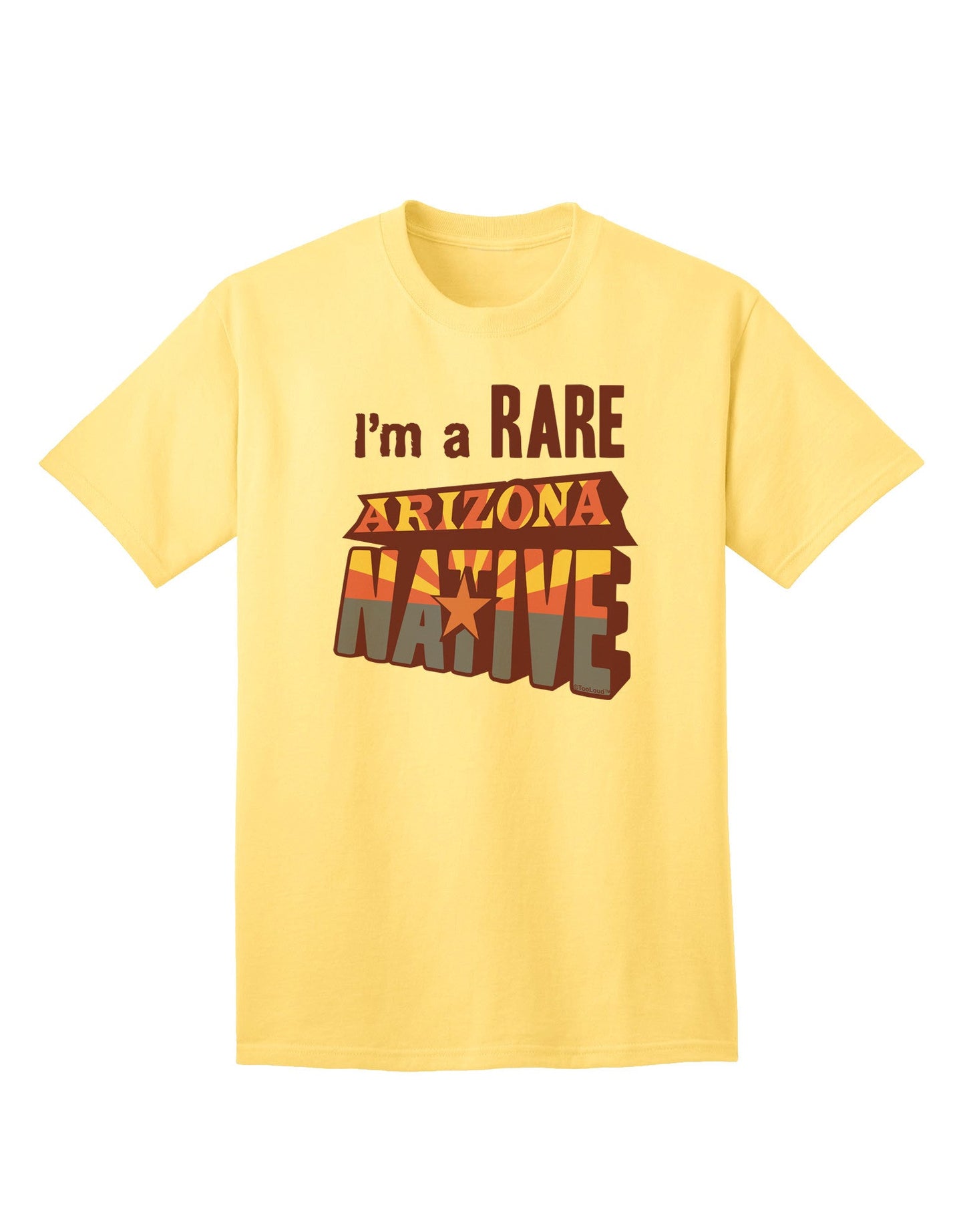 Exclusive Collection: 'I'm a Rare Arizona Native' Adult T-Shirt-Mens T-shirts-TooLoud-Yellow-Small-Davson Sales