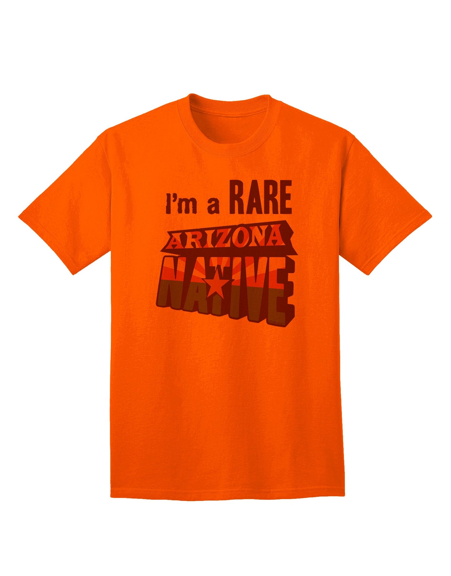 Exclusive Collection: 'I'm a Rare Arizona Native' Adult T-Shirt-Mens T-shirts-TooLoud-Orange-Small-Davson Sales