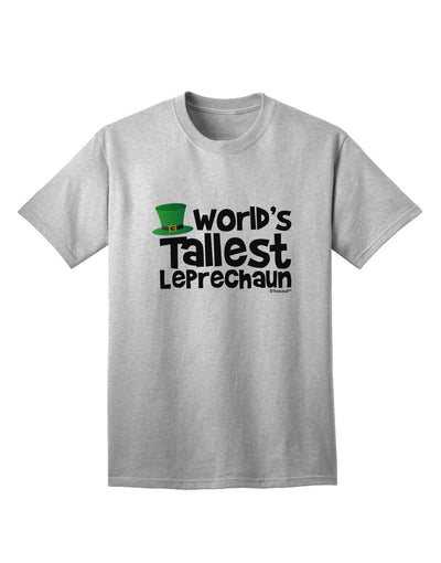 Exclusive Collection: TooLoud Presents the World's Tallest Leprechaun Adult T-Shirt-Mens T-shirts-TooLoud-AshGray-Small-Davson Sales