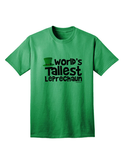 Exclusive Collection: TooLoud Presents the World's Tallest Leprechaun Adult T-Shirt-Mens T-shirts-TooLoud-Kelly-Green-Small-Davson Sales