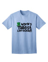 Exclusive Collection: TooLoud Presents the World's Tallest Leprechaun Adult T-Shirt-Mens T-shirts-TooLoud-White-Small-Davson Sales