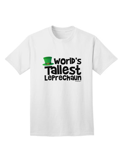 Exclusive Collection: TooLoud Presents the World's Tallest Leprechaun Adult T-Shirt-Mens T-shirts-TooLoud-White-Small-Davson Sales