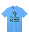 Exclusive Edition: 'This One Is Not Ready For Christmas' Adult T-Shirt-Mens T-shirts-TooLoud-Aquatic-Blue-Small-Davson Sales