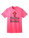 Exclusive Edition: 'This One Is Not Ready For Christmas' Adult T-Shirt-Mens T-shirts-TooLoud-Neon-Pink-Small-Davson Sales