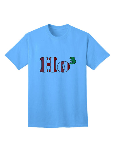 Exclusive Ho Ho Ho Math Christmas Adult T-Shirt - A Festive Addition to Your Holiday Wardrobe-Mens T-shirts-TooLoud-Aquatic-Blue-Small-Davson Sales