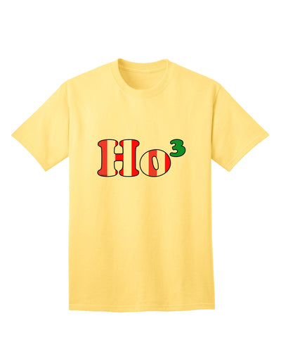 Exclusive Ho Ho Ho Math Christmas Adult T-Shirt - A Festive Addition to Your Holiday Wardrobe-Mens T-shirts-TooLoud-Yellow-Small-Davson Sales