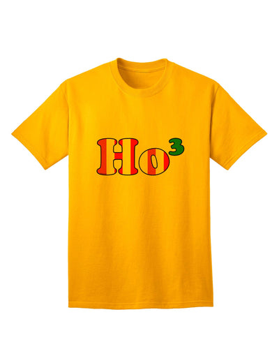 Exclusive Ho Ho Ho Math Christmas Adult T-Shirt - A Festive Addition to Your Holiday Wardrobe-Mens T-shirts-TooLoud-Gold-Small-Davson Sales