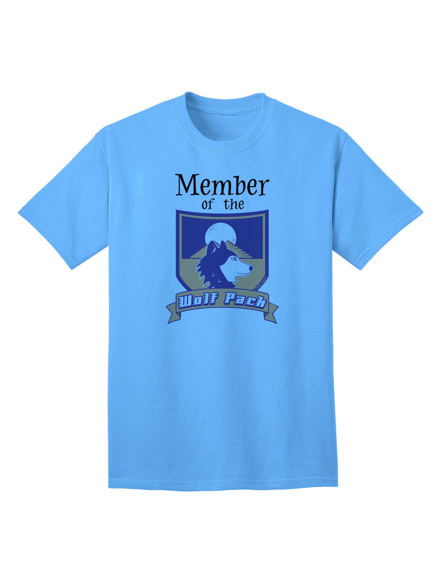 Exclusive: Member of the Wolf Pack - Premium Adult T-Shirt Collection-Mens T-shirts-TooLoud-Aquatic-Blue-Small-Davson Sales